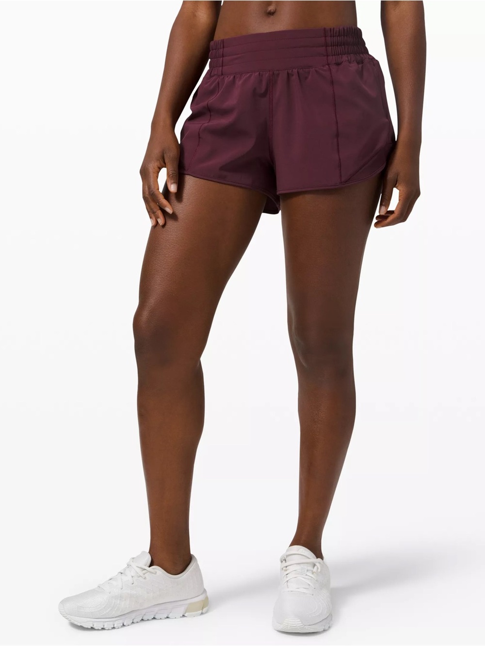 lululemon athletica Plum Athletic Running Shorts